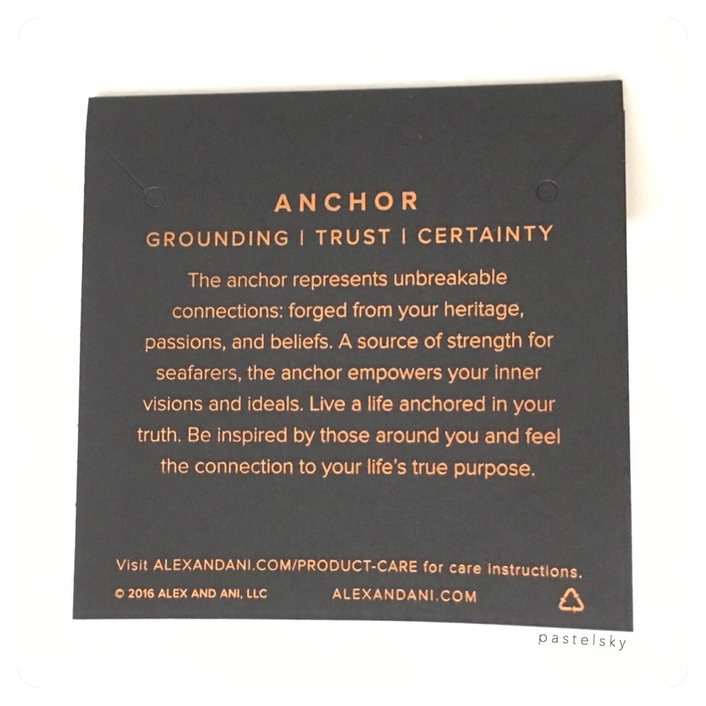 LAST ONE 🆕 ALEX AND ANI anchor II bracelet - Picture 5 of 5
